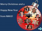 NMI3 2012 Christmas card NMI3 2012 Christmas card